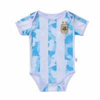 2020 Argentina Home Blue&White Stripes Baby Infant Soccer Suit