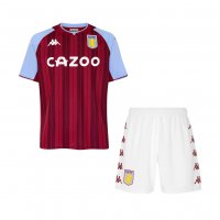 Aston Villa Soccer Jersey + Short Replica Home Youth 2021/22