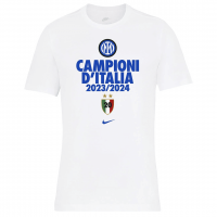 Inter Milan Soccer T-Shirt Replica CELEBRATIVA CAMPIONI D'ITALIA 2023/24 Mens