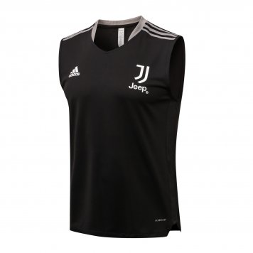 Juventus Soccer Singlet Jersey Replica Black Mens 2021/22