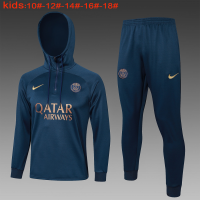 PSG Soccer Sweatshirt + Pants Replica Royal 2023/24 Youth (Hoodie)
