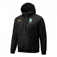 Brazil 2022 Black All Weather Windrunner Soccer Jacket Mens