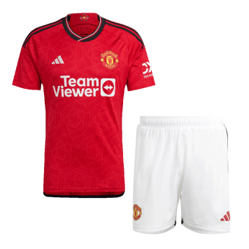 Manchester United Soccer Jersey + Short Replica Home 2023/24 Mens (Player Version)