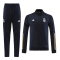 Real Madrid Soccer Jacket + Pants Replica Black 2023/24 Mens