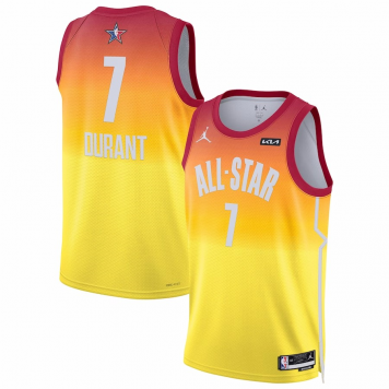 NBA Swingman Jersey All-Star Game Brand Orange 2023 Mens (Kevin Durant #7)