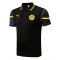 Borussia Dortmund Soccer Polo Jersey Replica Black Mens 2022/23