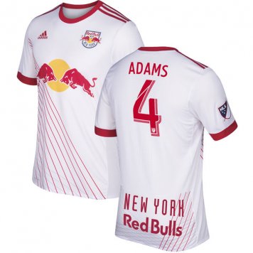 2016/17 New York Red Bulls Soccer Jersey Home Replica Adams #4