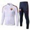 2019/20 AS Roma White Mens Soccer Training Suit(Jacket + Pants)