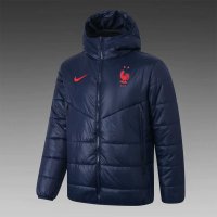 2020/21 France Navy Mens Soccer Winter Jacket