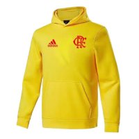 Flamengo Soccer Sweatshirt Pullover Hoodie Yellow 2022/23 Mens