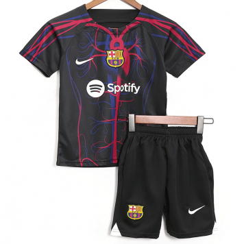 Barcelona Soccer Jersey + Short Replica Patta 2023/24 Youth