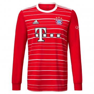 Bayern Munich Soccer Jersey Replica Home Mens 2022/23 (Long Sleeve)