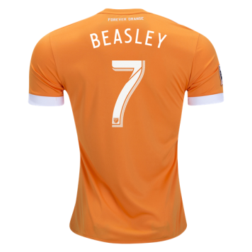 2017/18 Houston Dynamo Home Orange Soccer Jersey Replica DeMarcus Beasley # 7