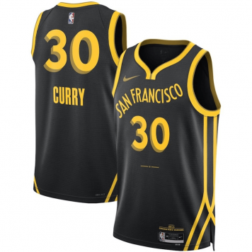 Golden State Warriors Swingman Jersey - City Edition Black 2023/24 Mens (Stephen Curry #30)