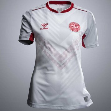 2019/20 Denmark Away Womens Soccer Jersey Replica [24212348]