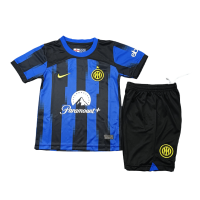Inter Milan Soccer Jersey + Short Replica Home 2023/24 Youth
