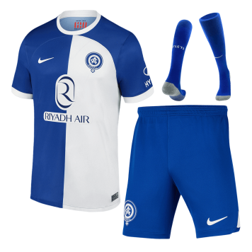 Atletico Madrid Soccer Whole Kit Jersey + Short + Socks Replica Away 2023/24 Mens
