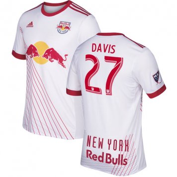 2016/17 New York Red Bulls Soccer Jersey Home Replica Davis #27