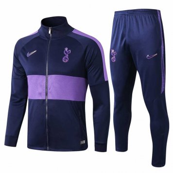 2019/20 Tottenham Hotspur Purple Mens Soccer Training Suit(Jacket + Pants)