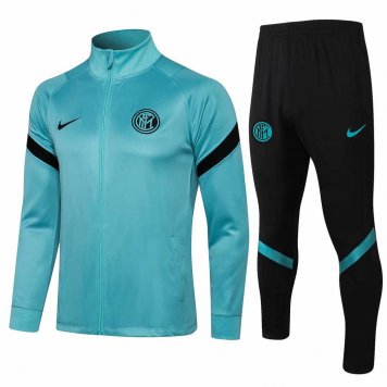 2021/22 Inter Milan Green Soccer Training Suit (Jacket + Pants) Mens