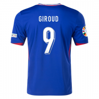France Soccer Jersey Replica Home Euro 2024 Mens (GIROUD #9)