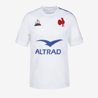 2020/21 France Rugby Away White Soccer Jersey Replica Mens