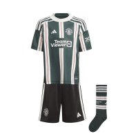 Manchester United Soccer Jersey + Short + Socks Replica Away 2023 Youth