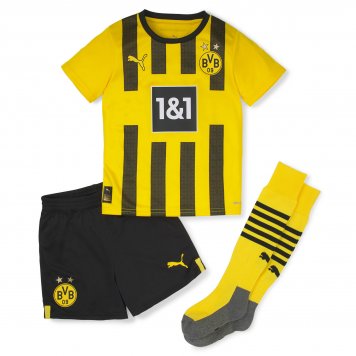 Borussia Dortmund Home Soccer Jersey + Short + Socks Replica Youth 2022/23