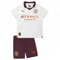 Manchester City Soccer Jersey + Short Replica Away 2023/24 Youth