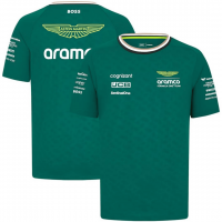 Aston Martin Aramco F1 Racing Team Jersey Green 2024 Mens