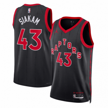 Toronto Raptors Swingman Jersey - Statement Edition Brand Black 2022/23 Mens (Pascal Siakam #43)
