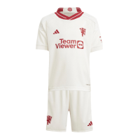Manchester United Soccer Jersey + Short Replica Third Away 2023/24 Youth