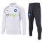 Napoli Soccer Sweatshirt + Pants Replica Zipper White 2023/24 Mens