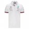 2021 Mercedes AMG Petronas White F1 Team Polo Jersey Mens