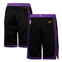 Los Angeles Lakers Swingman Performance Shorts - City Edition Black 2023/24 Mens