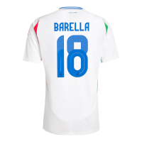Italy Soccer Jersey Replica Away Euro 2024 Mens (BARELLA #18)