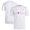Inter Miami Soccer T-Shirt Replica X Messi White III 2023/24 Mens