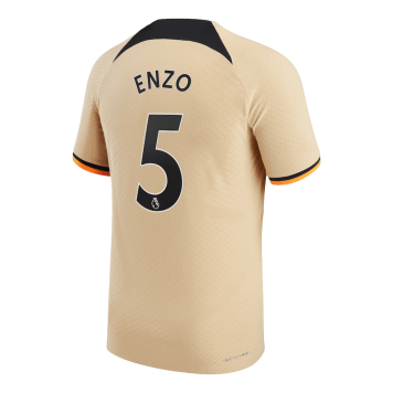 Chelsea Soccer Jersey Replica Third Away 2022/23 Mens (ENZO #5 Player Version)