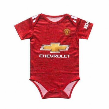 2020/21 Manchester United Home Red Baby Infant Soccer Suit