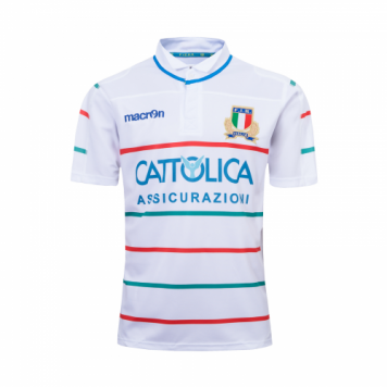2019/20 Italy Rugby Away White Soccer Jersey Replica Mens