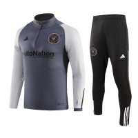 Inter Miami CF Soccer Sweatshirt + Pants Replica Gray Zipper 2023/24 Youth