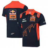 Red Bull KTM Factory Racing Team Polo Jersey Black 2023 Mens