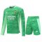 Real Madrid Soccer Jersey + Short Replica Goalkeeper Green Mens 2022/23 (Long Sleeve)