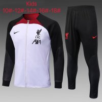 Liverpool Soccer Jacket + Pants Replica Violet 2022/23 Youth