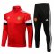 Manchester United Soccer Training Suit Jacket + Pants Red Mens 2021/22