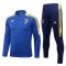 Juventus Soccer Training Suit Jacket + Pants Blue - Yellow Mens 2021/22
