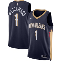 New Orleans Pelicans Swingman Jersey - Icon Edition Navy 2022/23 Mens (Zion Williamson #1)