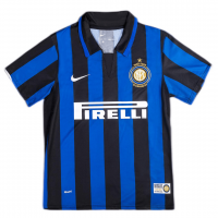 Inter Milan Soccer Jersey Replica Retro 100th Anniversary Home 2007/2008 Mens