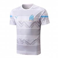 Olympique Marseille Soccer Training Jersey Replica White Mens 2022/23