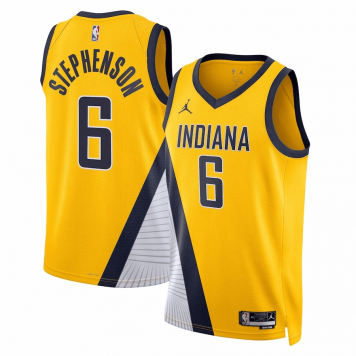 Indiana Pacers Swingman Jersey - Statement Edition Brand Yellow 2022/23 Mens (Lance Stephenson #6)